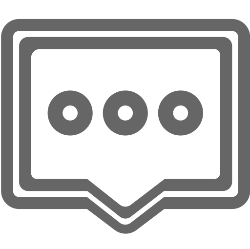 Comment svg vector icon