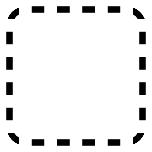 Square svg vector icon