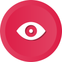 enable, eye, view, views, watch svg vector icon
