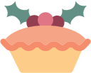 christmas, mince, pie, xmas svg vector icon