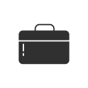 job, job search, linkedin, suitcase svg vector icon