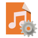 file,type,audio,gear icon