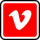 media, social, vimeo svg vector icon