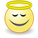 angel, face svg vector icon