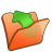 folder,orange,parent icon