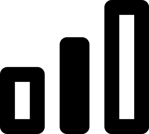 Bars svg vector icon