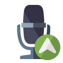 radio,microphone,microphone up,up icon