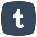 media, social, tumblr svg vector icon