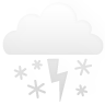 snow,thunder,white icon