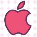 apple, brand, logo, network, social svg vector icon