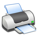 on, printer icon
