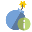 bomb,info icon