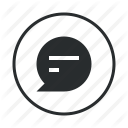 bubble, chat, message, messenger, player icon