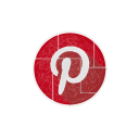 internet, network, p, pinterest, social, web svg vector icon