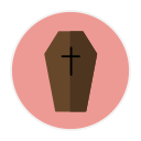 coffin svg vector icon