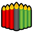 kwanzaa,candle icon