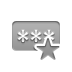 password,star icon