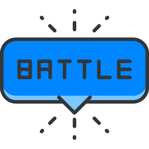 Battle svg vector icon