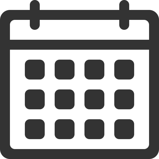 Schedule svg vector icon