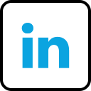 linkedin, media, social svg vector icon