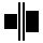 space,evenly,horizontal icon