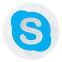 chat, communication, internet, logo, media, network, skype, social svg vector icon