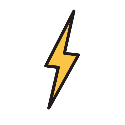 Lightning svg vector icon