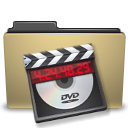 manilla,folder,video icon