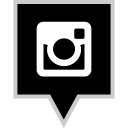 instagram, media, social svg vector icon