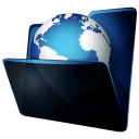 folder,network icon