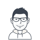 avatar, casual, male, man, person, user svg vector icon
