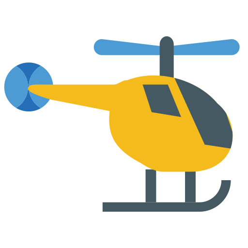 Helicopter svg vector icon
