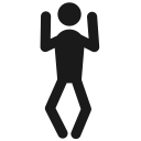 behaviour, dance, fun, happy, human, joy, man svg vector icon