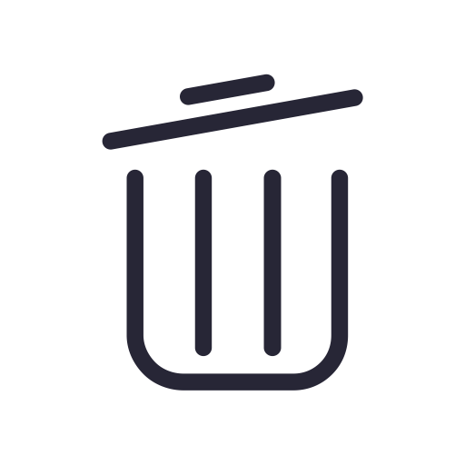 Delete svg vector icon
