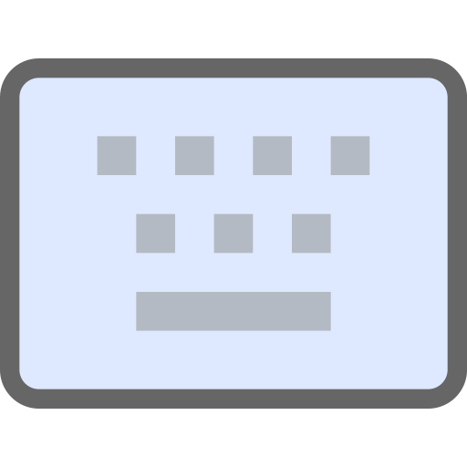 Keyboard svg vector icon