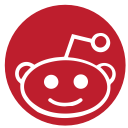 media, reddit, rs, social svg vector icon