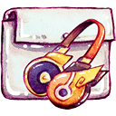 folder, music icon