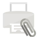 print,attachment icon