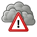 alert, severe, weather svg vector icon