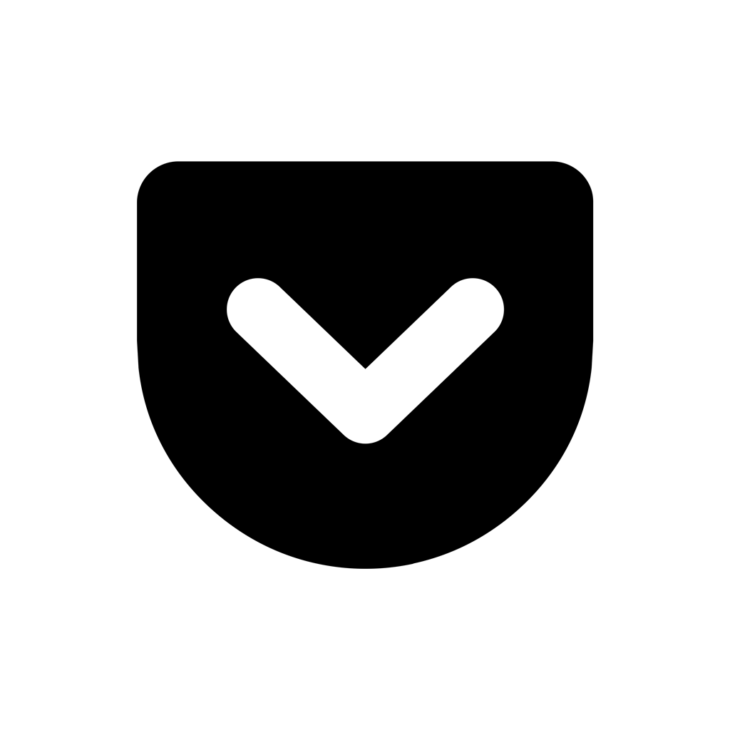 pocket,black icon