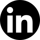 app, b/w, linkedin, logo, media, popular, social svg vector icon