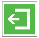 arrow, code, emergency, exit, sign, sos svg vector icon