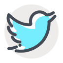 internet, media, network, social, twitter, web svg vector icon