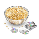 movie, popcorn, snack icon