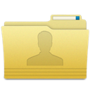 folder, user icon