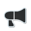 megaphone, sticker icon