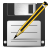 disk, document, guardar, save, write icon