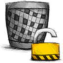 trash,unlocked icon