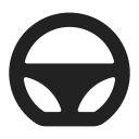 auto, car, steering, turn, vehicle svg vector icon