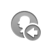 coin,silhouette,left icon